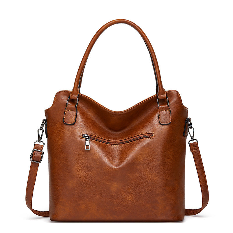 MAOXIANGSHOP popular New Women's Bag 2025 Large Bag Hot Trade Portable Tote Bag Soft Leather Large Capacity Shoulder Crossbody Women's Bag