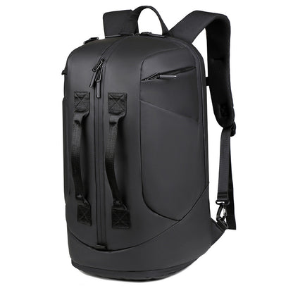 MAOXIANGSHOP 2025New large-capacity backpack men's multi-purpose Oxford cloth business backpack simple outdoor short-distance travel bag
