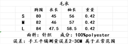 maoxiangshop  -  Single Off Shoulder Irregular Sweater Top Women 2024 Autumn Casual Fashion Solid Turn Down Collar Long Sleeve Breasted Lady Top