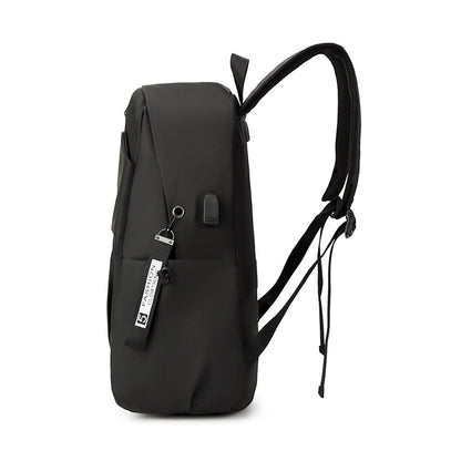 2025 Street trend new casual backpack backpack men's large-capacity travel bag light commuter schoolbag leisure bag