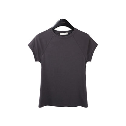 2025 [7 colors optional] Crew neck net version short-sleeved T-shirt women's 2025 spring and summer new Korean version casual versatile top T026