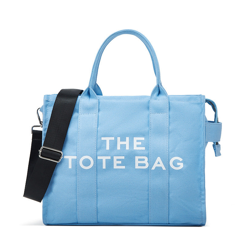 MAOXIANGSHOP 2025 New 23 new denim canvas single shoulder fashion tote bag versatile casual messenger large capacity portable