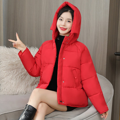 Hot trade cotton-padded clothes women's short winter New new Korean version student bread clothes cotton-padded jackets loose and thickened cotton-padded jackets