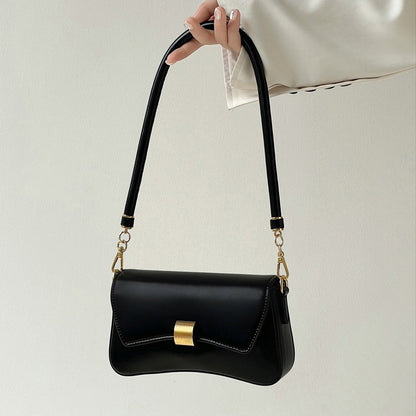 MAOXIANGSHOP 2025 Retro small square bag 2025 niche design sense new women's bag summer medieval lock underarm bag messenger bag women's bag