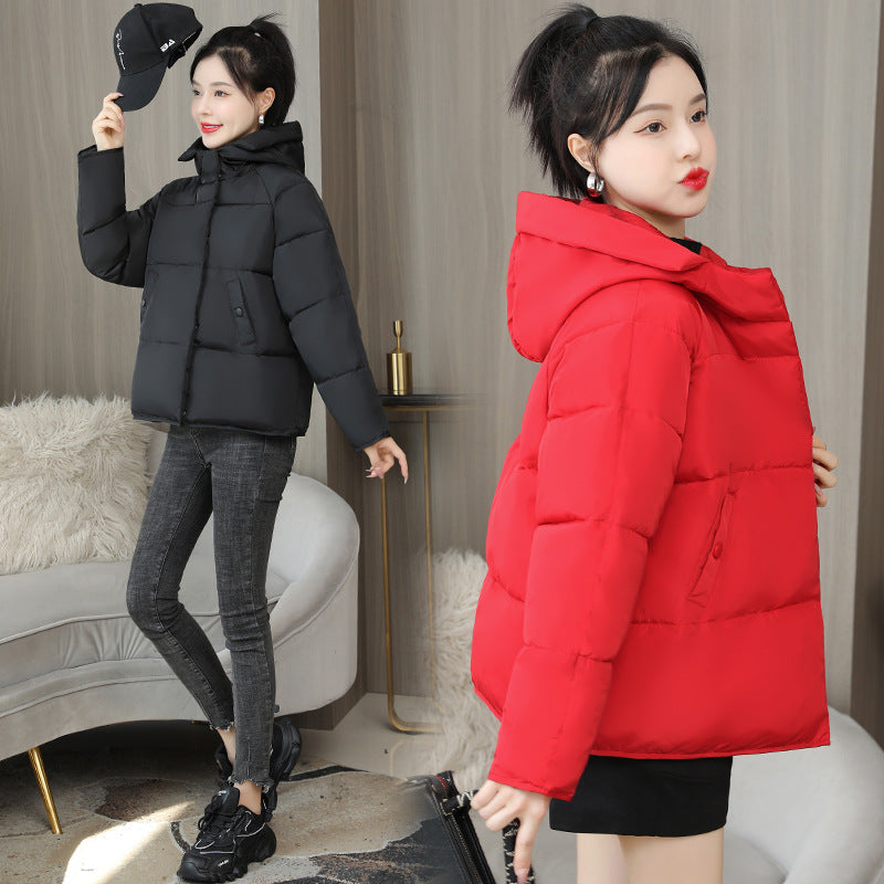 Hot trade cotton-padded clothes women's short winter New new Korean version student bread clothes cotton-padded jackets loose and thickened cotton-padded jackets