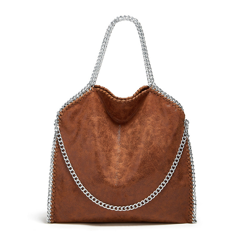 MAOXIANGSHOP 2025 fashion women's bags popular summer new chain bags foldable large-capacity commuting shoulder bags handbags women's models