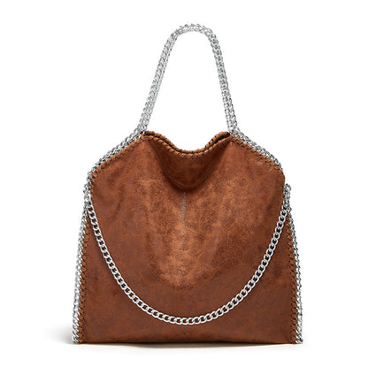 MAOXIANGSHOP 2025 fashion women's bags popular summer new chain bags foldable large-capacity commuting shoulder bags handbags women's models