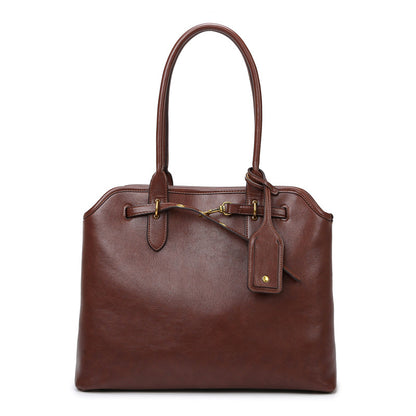2025 Autumn and winter shoulder bag fashionable retro women's bag high-end simple handbag bag commuter tote bag women's wholesale