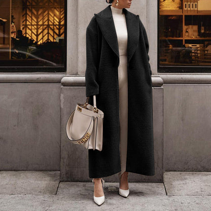 maoxiangshop outfit inspo fall 2024 Autumn and Winter Direct Selling Warm Coat Long Sleeve Lapel Women's Plush Top Women's Overcoat