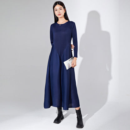 2025 Popular trade women's clothing source foundry to change the style, change the size, custom pleated dress, loose skirt dress