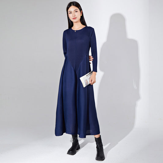 2025 Popular trade women's clothing source foundry to change the style, change the size, custom pleated dress, loose skirt dress