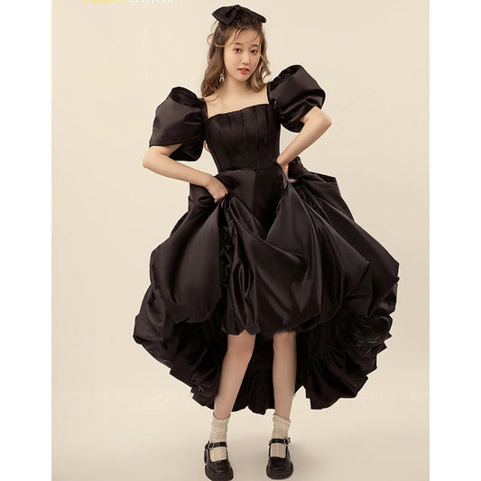 2025New studio wedding dress photo retro photography clothing black dress personal photo clothing art photo photography clothing