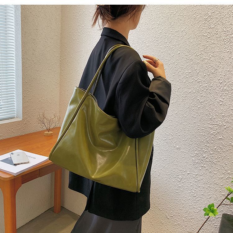 MAOXIANGSHOP bag women's new portable large bag tote bag niche design versatile large capacity shoulder casual armpit bag