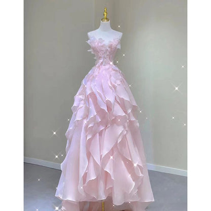 fruitful fashion dress to impress Evening Dress for Women New Banquet Elegant Host Light Luxury Niche Can Wear at Ordinary Times