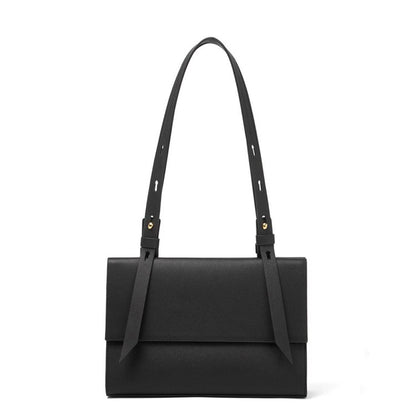 2025 Leather niche design commuter women's large-capacity tote bag shoulder underarm bag new wedding bag trendy simple and versatile