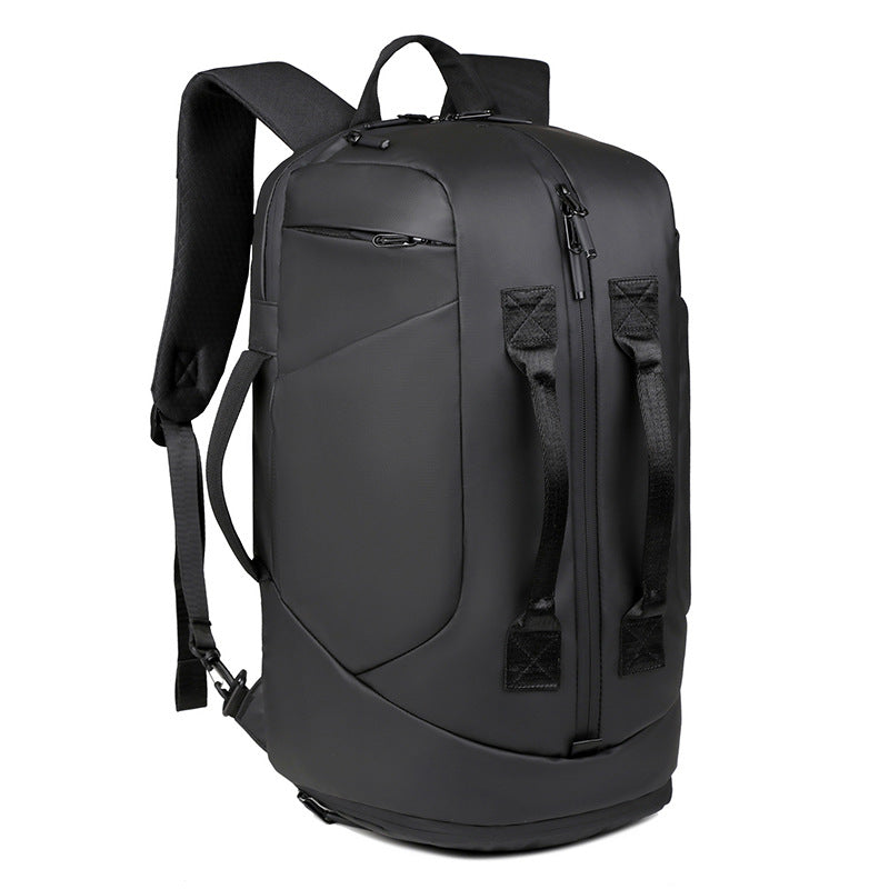 MAOXIANGSHOP 2025New large-capacity backpack men's multi-purpose Oxford cloth business backpack simple outdoor short-distance travel bag