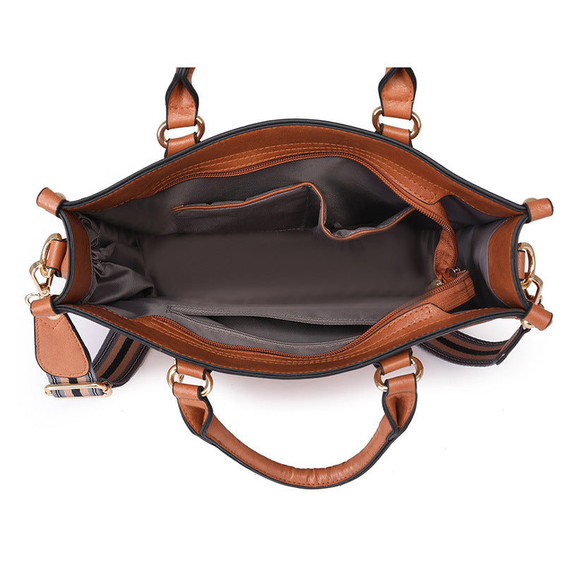 MAOXIANGSHOP 2025 bags women's popular new casual retro portable tote bag fashionable versatile shoulder messenger bag