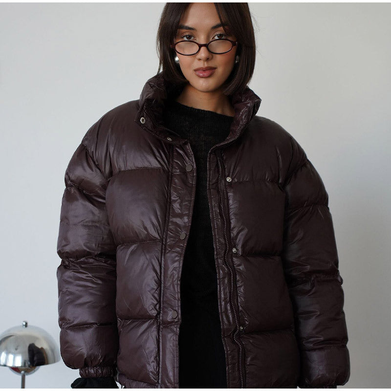 MAOXIANGSHOP 2025 popular New   Fashion Street Casual Solid Color Zipper Cotton Clothing  Express Hot Sale