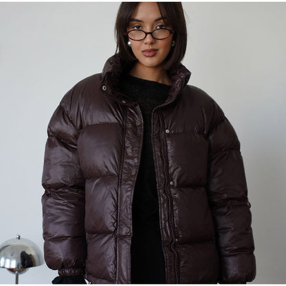 MAOXIANGSHOP 2025 popular New   Fashion Street Casual Solid Color Zipper Cotton Clothing  Express Hot Sale