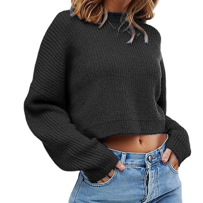 maoxiangshop fall 2024 fashion trends 2024 Autumn and Winter New Sweater Women's Solid Color round Neck Long Sleeve Knitted Pullover Women's Sweater