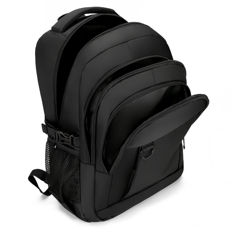 2025 Large Capacity Backpack Men's College Students Junior High School Students School Bag Business Computer Backpack Casual Light Travel Bag
