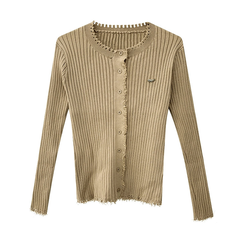 's homemade black knitted cardigan, a new design sense in the summer of popular, with a bottoming shirt and a top for women