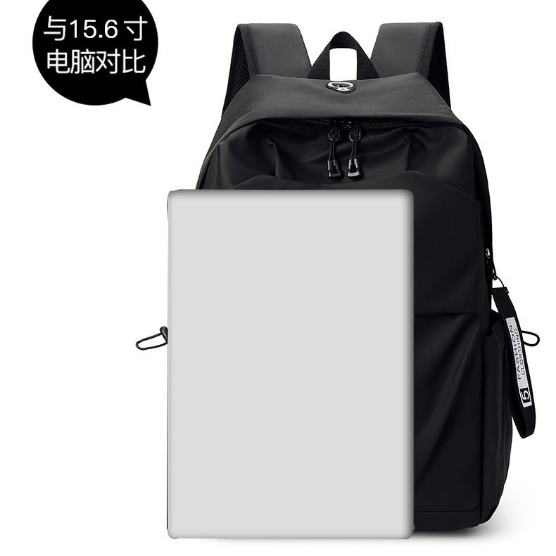 2025 Street trend new casual backpack backpack men's large-capacity travel bag light commuter schoolbag leisure bag