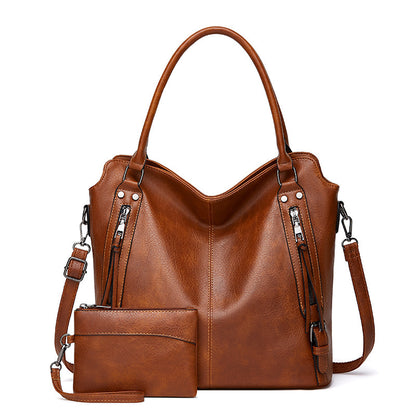 MAOXIANGSHOP popular New Women's Bag 2025 Large Bag Hot Trade Portable Tote Bag Soft Leather Large Capacity Shoulder Crossbody Women's Bag