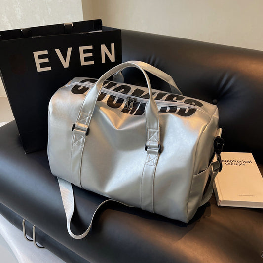 2025 Girls luggage sports travel bag going out large capacity shoulder handbag wet and dry separation swimming fitness bag women