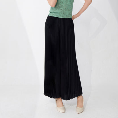pants women's wide-leg pants lazy wind pendant, elastic waist loose casual temperament versatile long pants group
