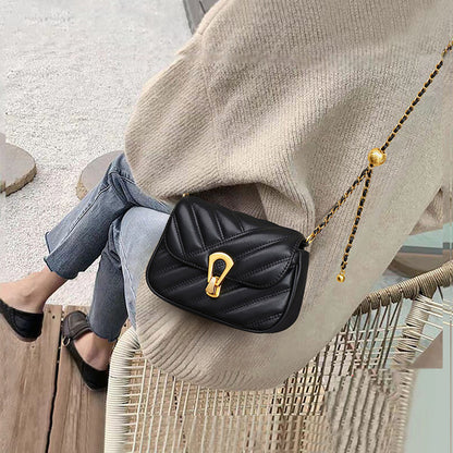 MAOXIANGSHOP popular new small fragrant wind small fresh chain small square bag niche design advanced texture shoulder bag messenger bag