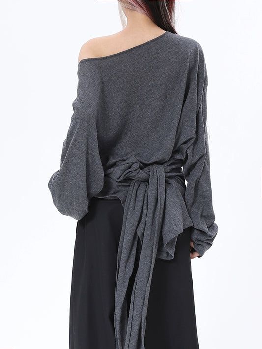 2025 street sense loose long-sleeved t-shirt autumn high-end fashion Popular style design trendy luxury top women