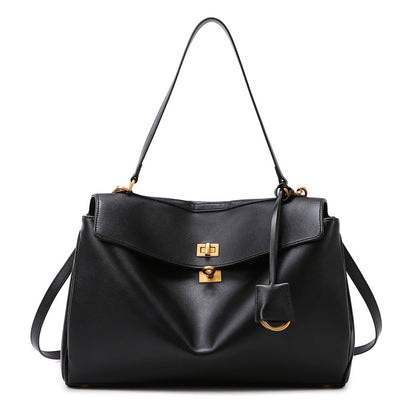 2025 Tote bag B home with the same large-capacity commuter bag, fashionable and simple rodeo women's bag, high-end casual shoulder bag