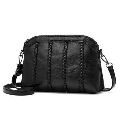 MAOXIANGSHOP Handbag Women's popular New Fashion Women's Soft Leather Bag Crossbody Small Bag Edition Girl Shoulder Crossbody Bag
