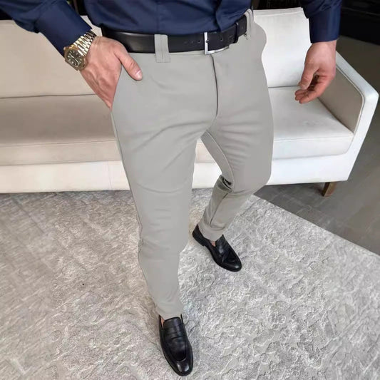 maoxiangshop-shop masc outfits Spring and Autumn New Suit Pants Men's Light Business Pants Youth Straight Loose Men's Solid Color Suit Pants