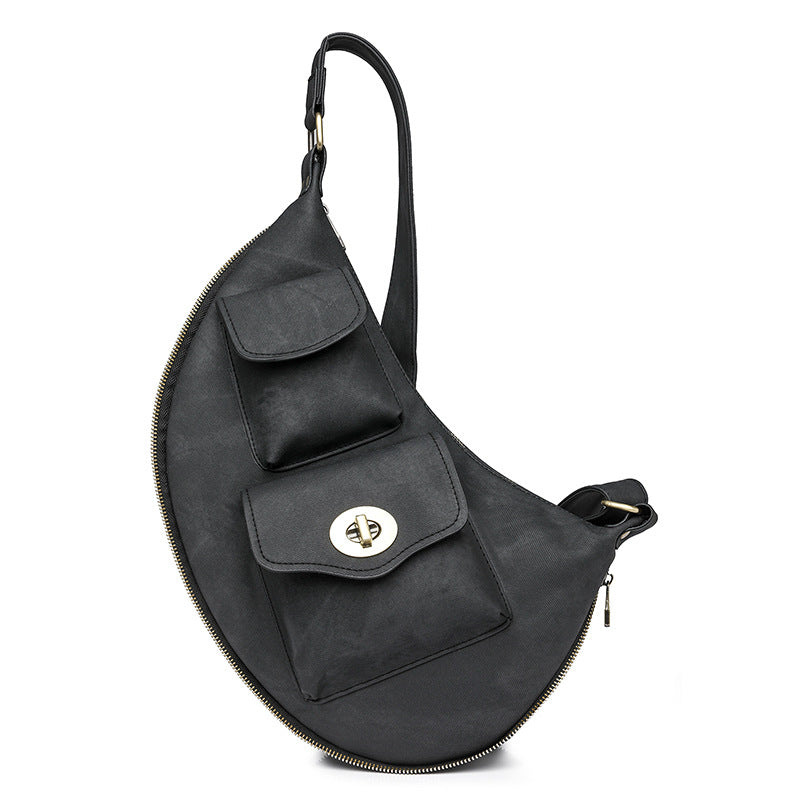 MAOXIANGSHOP 2025 large-capacity women's bags PU bags, new 2025 women's bags, women's waist bags, breast bags wholesale