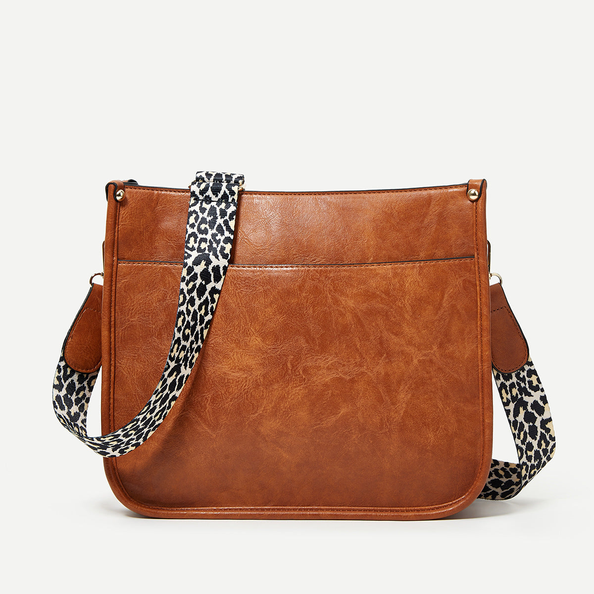MAOXIANGSHOP Hot trade women's bag popular new 2025 fashion women's bag shoulder messenger bag leopard print large-capacity bucket bag women
