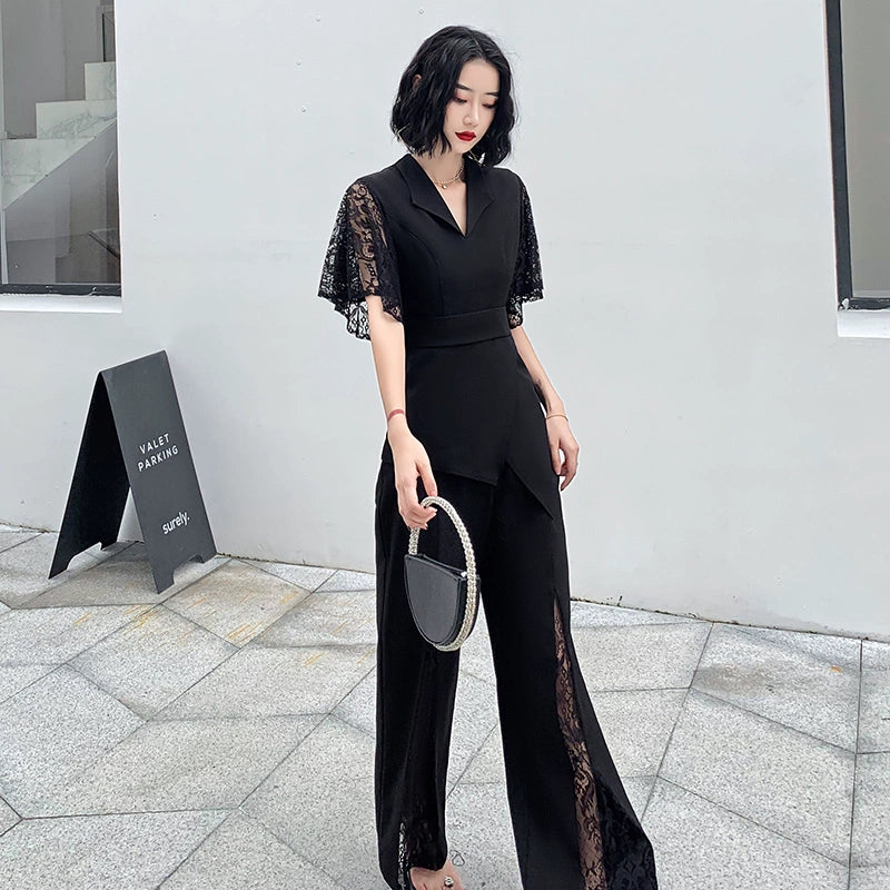Black evening dress dress women  new banquet temperament high-end can usually wear elegant celebrities high-end sense of thin