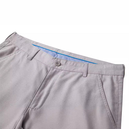 MAOXIANGSHOP 2025 Autumn new men's cotton and linen casual pants breathable straight teen solid color versatile men's trousers