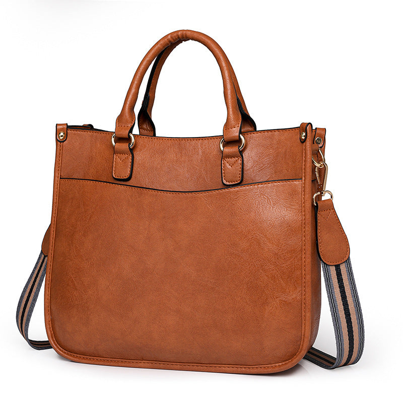 MAOXIANGSHOP 2025 bags women's popular new casual retro portable tote bag fashionable versatile shoulder messenger bag