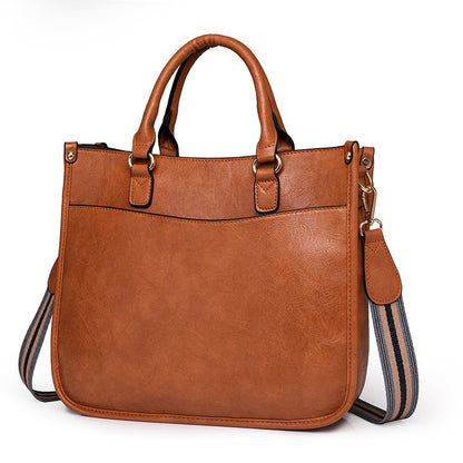 MAOXIANGSHOP 2025 bags women's popular new casual retro portable tote bag fashionable versatile shoulder messenger bag