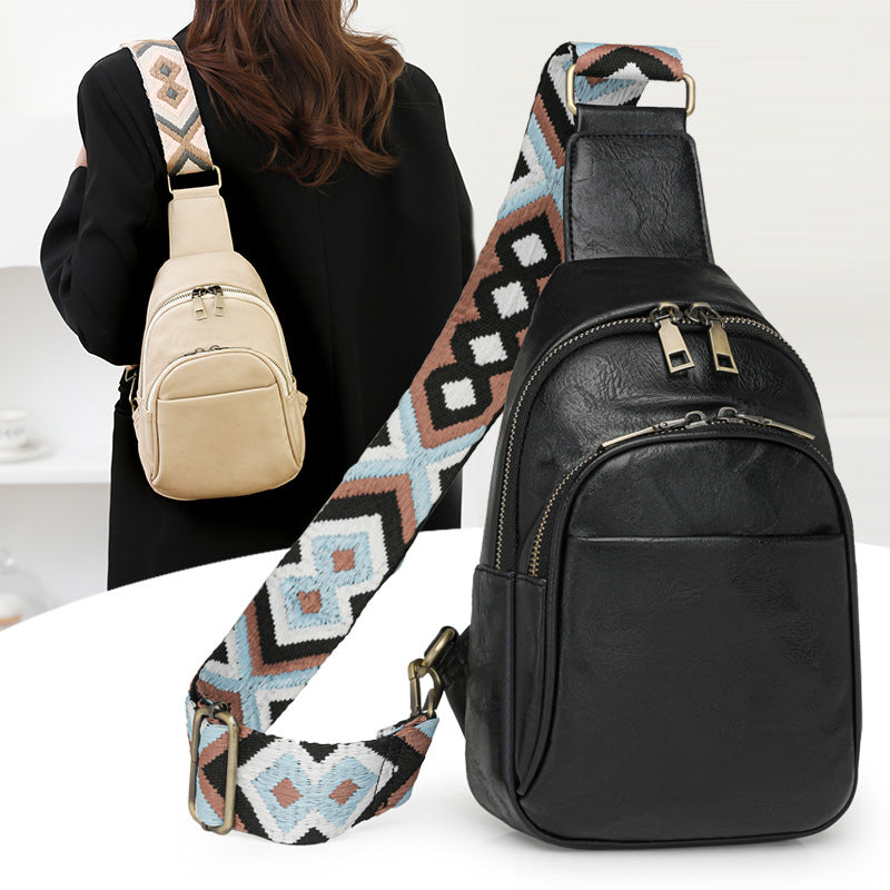 MAOXIANGSHOP 2025 bags women's messenger bags, universal casual women's breast bags, new retro small backpacks women's bags wholesale