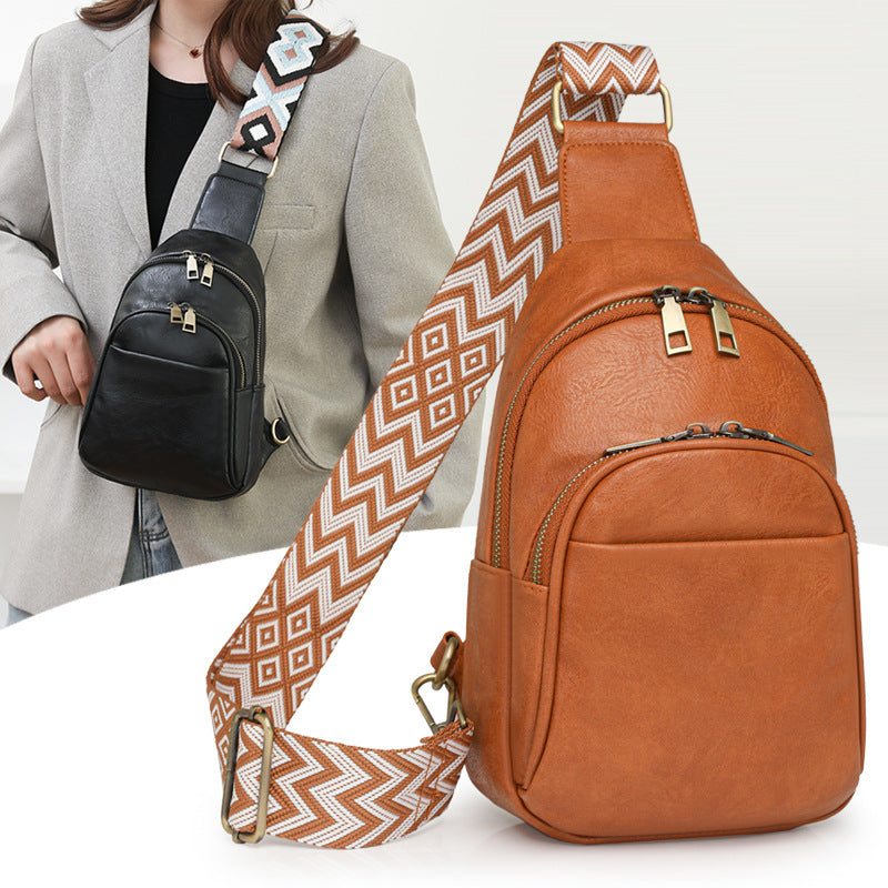 MAOXIANGSHOP 2025 bags women's messenger bags, universal casual women's breast bags, new retro small backpacks women's bags wholesale