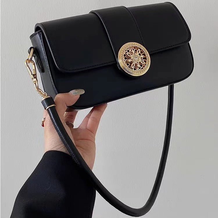 MAOXIANGSHOP 2025 niche premium texture underarm bag  stick bag women's popular spring and summer retro versatile shoulder small square bag