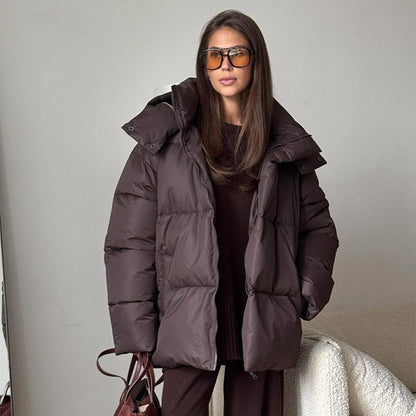 MAOXIANGSHOP 2025 Real shot - New cotton-padded jacket popular autumn and winter fashion  new cotton-padded jacket women's loose