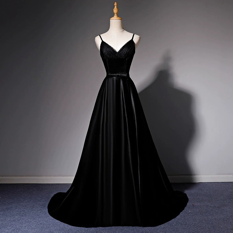 2025 High-end temperament evening dress women's  new thin banquet dress red carpet catwalk host trailing performance dress