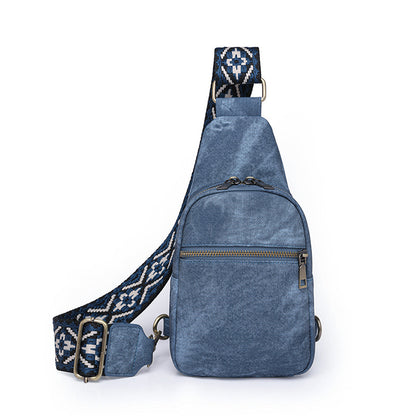MAOXIANGSHOP 2025 retro small satchel women's fanny pack women's trendy fashion women's breast bag leisure outdoor travel messenger bag wholesale
