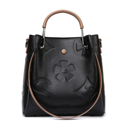 2025 Handbag Women's Fashion Atmosphere Women's Tote Bag New Large Capacity Bag Commuter Shoulder Bag Can Be Crossbody