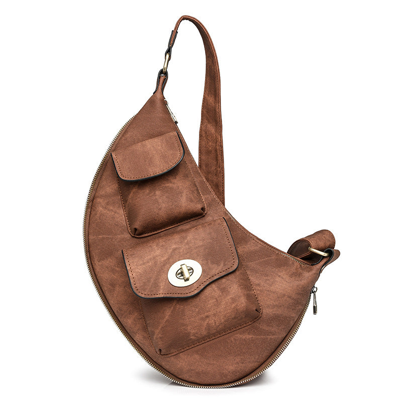 MAOXIANGSHOP 2025 large-capacity women's bags PU bags, new 2025 women's bags, women's waist bags, breast bags wholesale