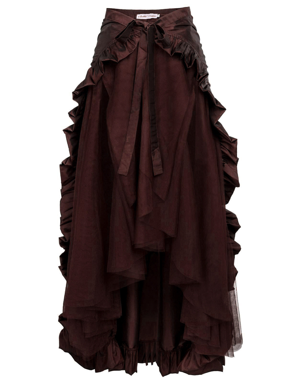 maoxiangshop dress to impress codes plus Size Women Steampunk Gothic Wrap Skirt Victorian Ruffled Pirate Skirt